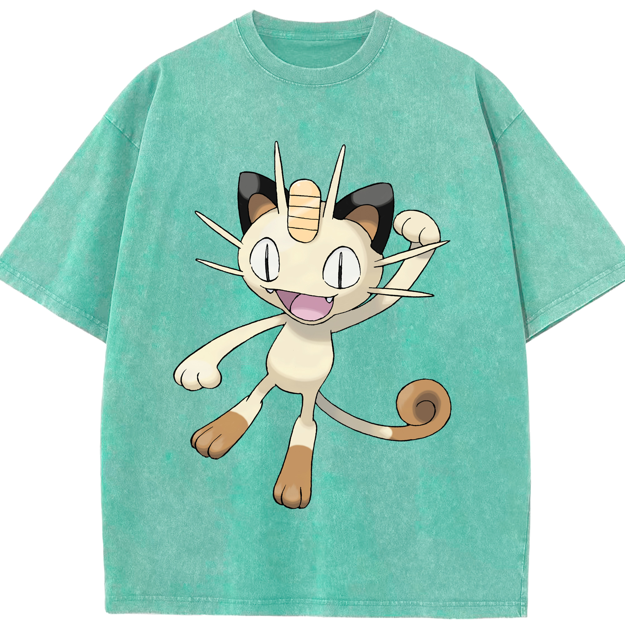（画像用） ポケットモンスター Pokémon 綿100% ヴィンテージ風 半袖Tシャツ（フロントプリント）